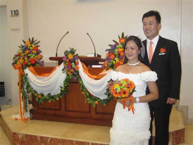 In their wedding invitation